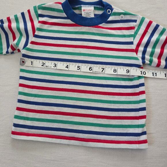 Vintage Multicolored Striped Long Sleeve 6-9 months - Picture 4 of 6